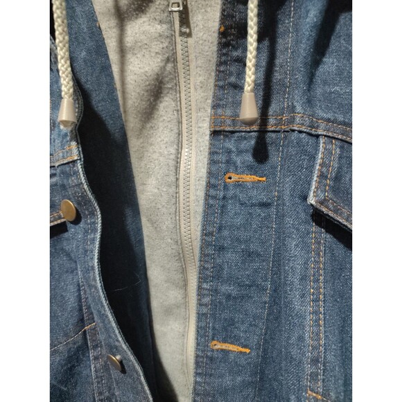 N 40 Gear Jean Jacket Insulated Hooded Mens 4X Outdoor Lodge Heavy-duty Winter - Picture 6 of 11